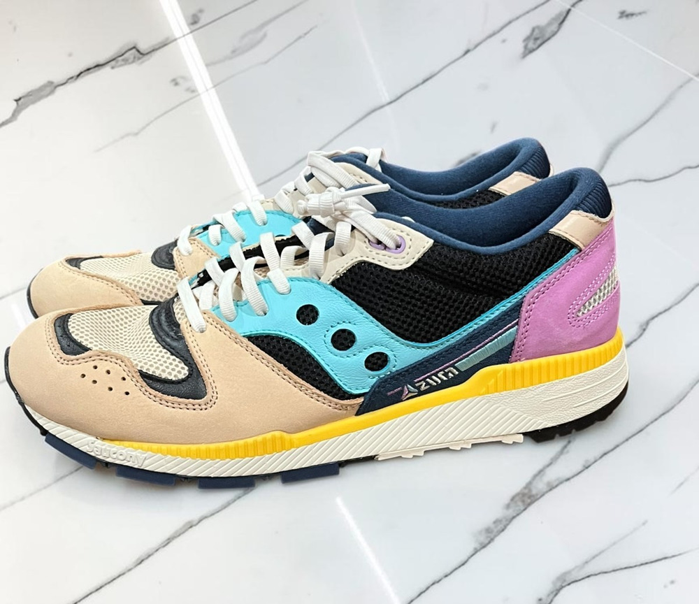 Saucony SZ1025-3 Azura ST Unisex Multicolor Running Sneakers Size 10
